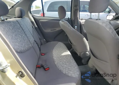 2001 Toyota Echo из США, поврежденный, VIN JTDBT123210158662